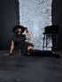 MINI dress "MIORICA" - BLACK